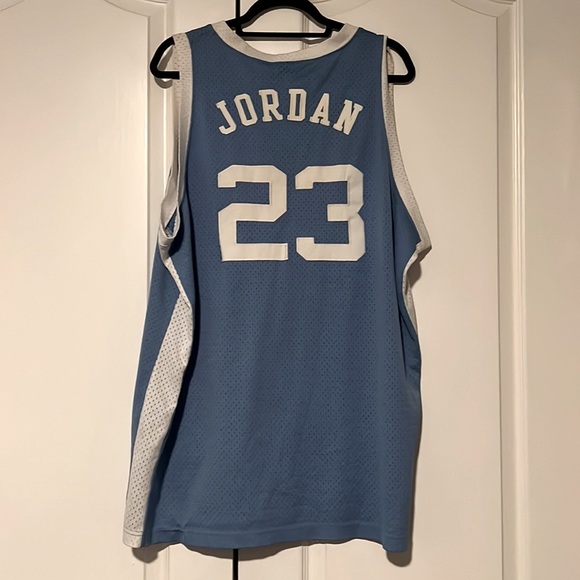 Shirts Michael Jordan College North Carolina Blue Basketball Jersey